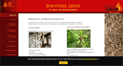 Desktop Screenshot of brennholz-jakob.de